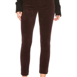 CITIZENS OF HUMANITY Olivia High Rise Slim Ankle in Raisin